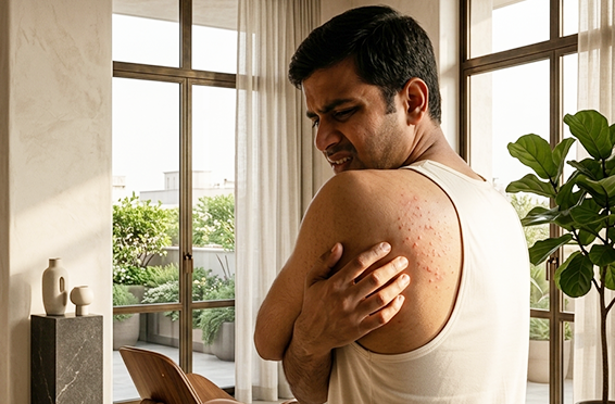 Sweat Rash in Men: Why It Happens and How to Treat It Fast? – Skineasi