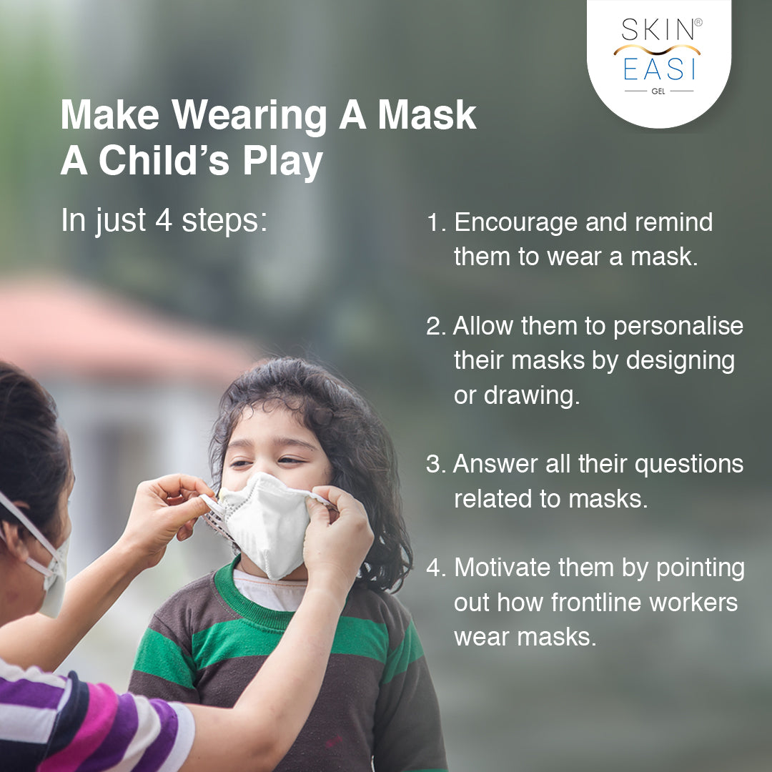 How to make your kids wear masks and handle them correctly