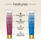 SkinEasi Regina and SkinEasi Activ gels with product features listed.
