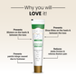 SkinEasi Comfoot shoe bite gel with product benefits listed around the tube.
