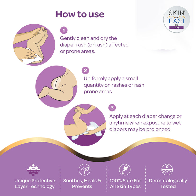 How to Use SKinEasi Diaper Rash Gel