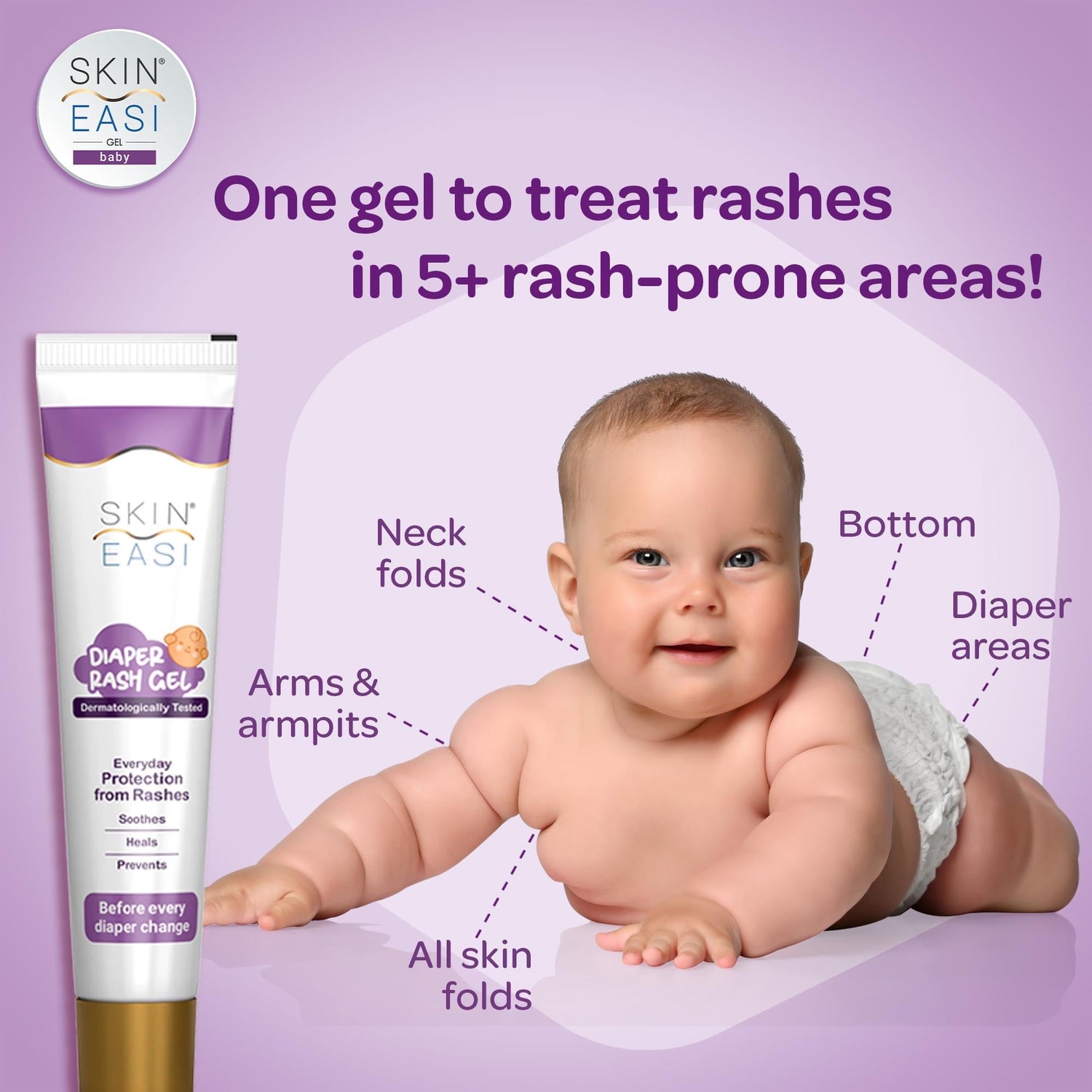One Gel to Treat Rashes in 5+ rash prone areas